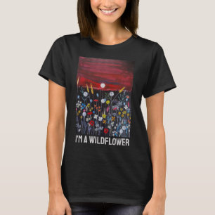 Wildflowers at Sunset Painting by Alfred Fox T-Shirt