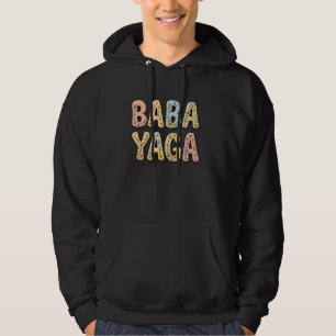 Wildflowers Baba Yaga Floral Mother's Day Baba Yag Hoodie