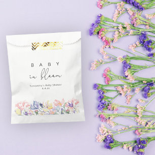 Wildflowers - Baby in bloom baby shower Favour Bags