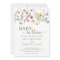 Wildflowers Baby in Bloom Baby Shower Invitation