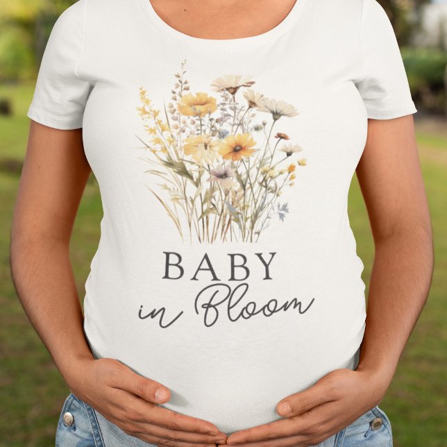 Wildflowers Baby Shower Baby in Bloom T-Shirt (Creator Uploaded)