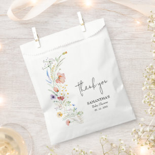 Wildflowers Baby Shower Favour Bags