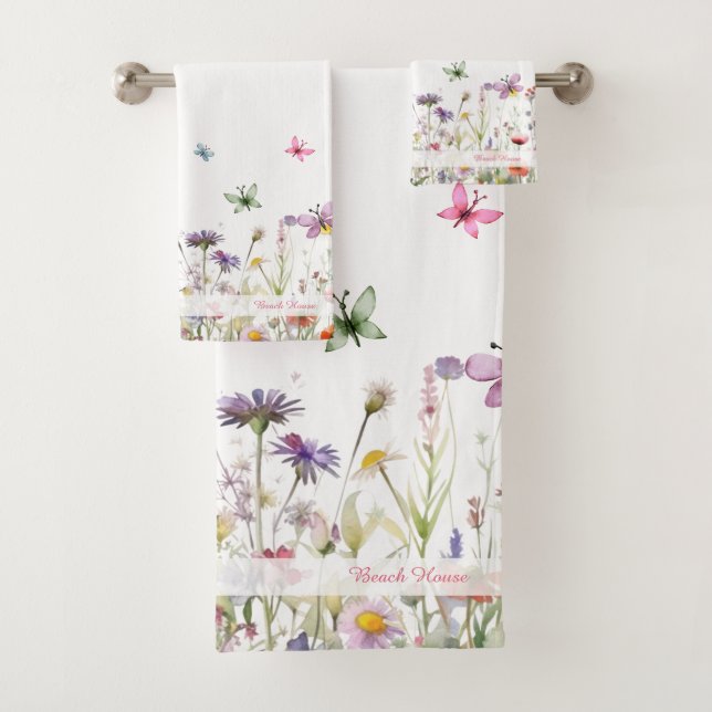 Wildflowers Beach House Towel Set (Insitu)