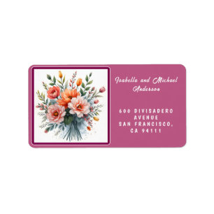 Wildflowers Beautiful Popular Luxury Collection Label