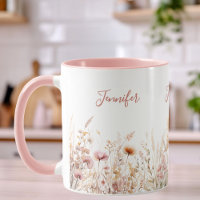 Wildflowers beige pink name