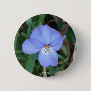 WildFlowers Birds-Foot Violet IV Hot Springs Gifts 6 Cm Round Badge