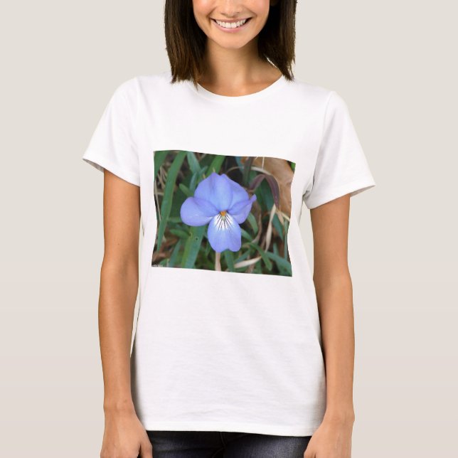 WildFlowers Birds-Foot Violet IV Hot Springs Gifts T-Shirt (Front)