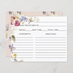 Wildflowers Boho Bridal Shower Recipe