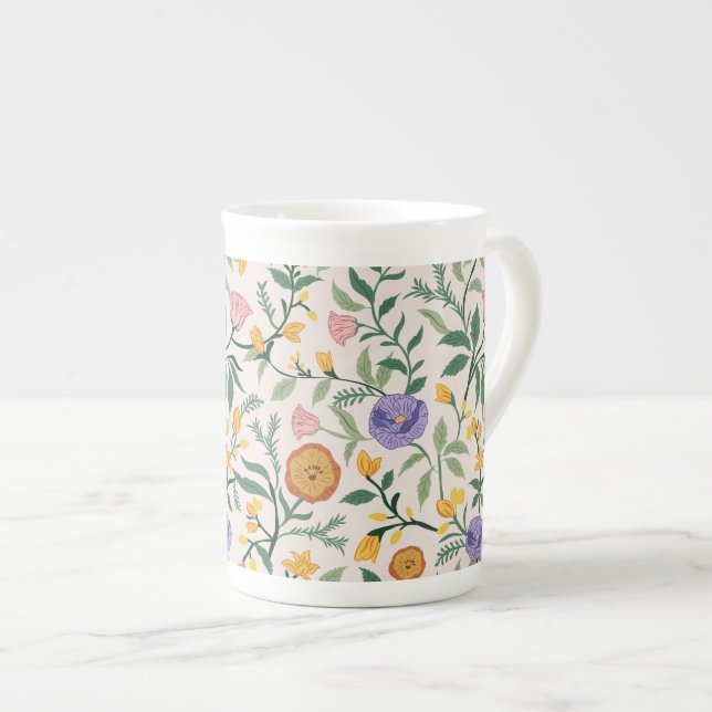 Wildflowers Bone China Mug (Front Right)