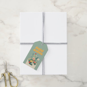 Wildflowers Botanical Garden Wedding Gift Tags