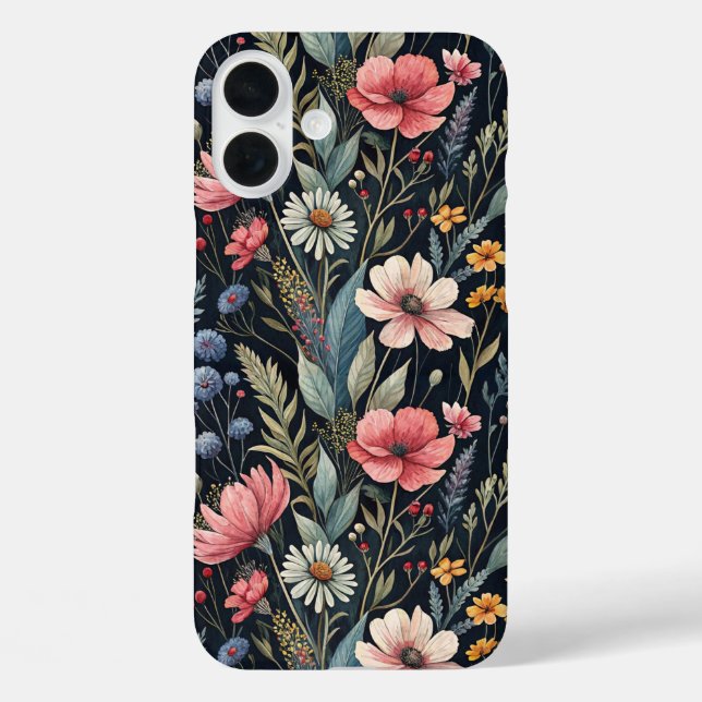 Wildflowers Botanical Inspiration  Case-Mate iPhone Case (Back)