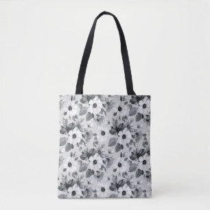 Wildflowers Bouquet Watercolor Vintage Illustratio Tote Bag