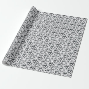Wildflowers Bouquet Watercolor Vintage Illustratio Wrapping Paper