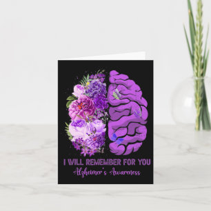 Wildflowers Brain Remember For You Heimerheimer Aw Card