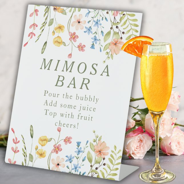 Wildflowers Bridal Shower Mimosa Sign (Creator Uploaded)
