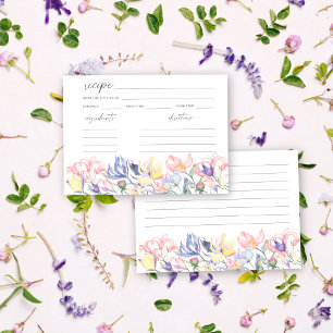 wildflowers - bridal shower recipe