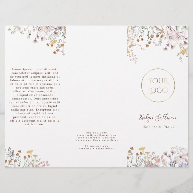 Wildflowers brochure (Front)