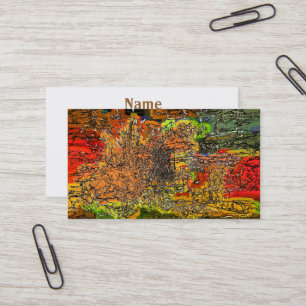 WILDFLOWERS BUSINESS CARD