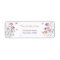 Wildflowers Butterfly Elegant Return Address Label