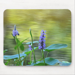 Wildflowers by Pond Mousepad