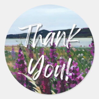 Wildflowers by the River – Thank You Stickers