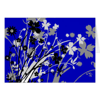 Wildflowers Card (Blue)