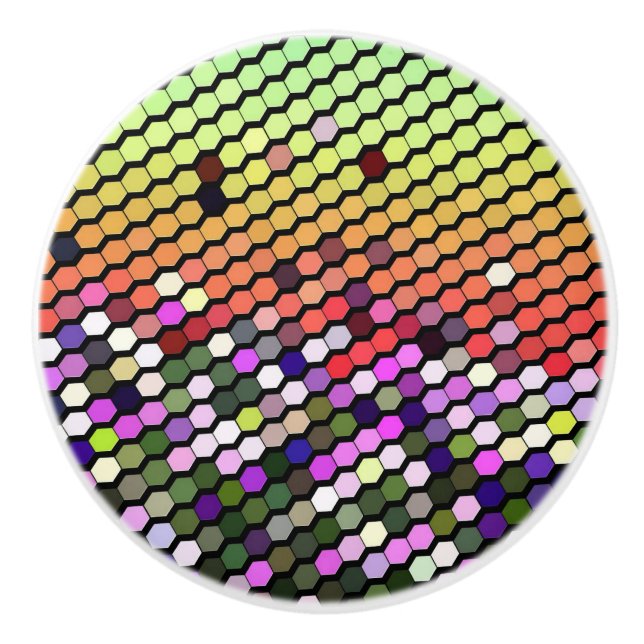 WILDFLOWERS CERAMIC KNOB (Front)