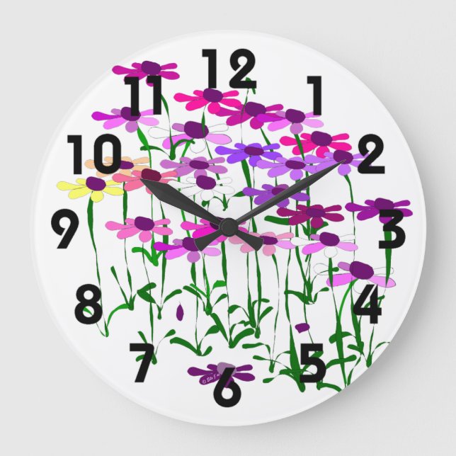 Wildflowers Clock (Front)