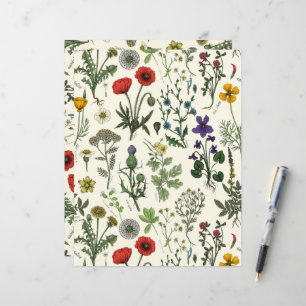 Wildflowers collage