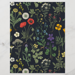 Wildflowers collage
