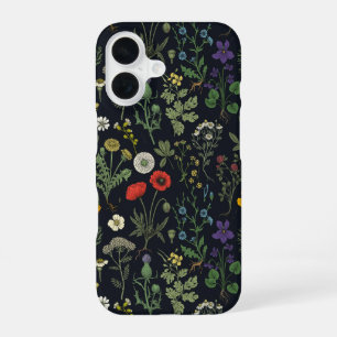 Wildflowers collage iPhone 16 case