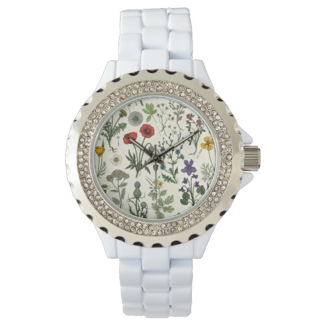 Wildflowers collage watch (Front)