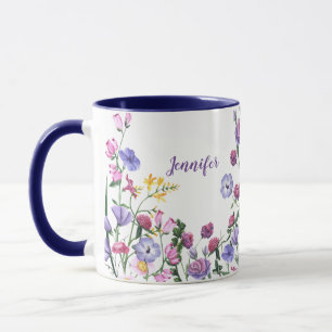 Wildflowers Colourful Cheerful Garden Flowers Mug