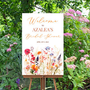 Wildflowers Colourful Flowers Poster Sign