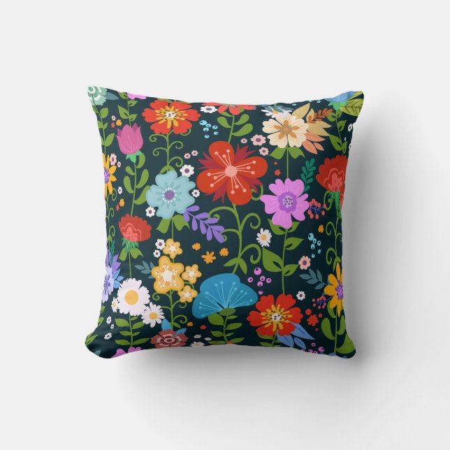Wildflowers Cushion (Front)