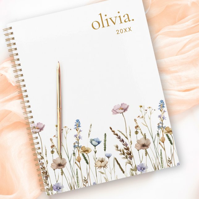Wildflowers Custom Name Floral Planner (Creator Uploaded)