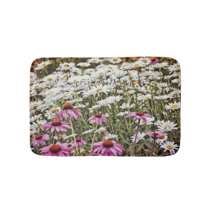 Wildflowers Daisy Flower Bathmat Rug