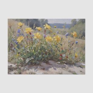 Wildflowers Decoupage Tissue Paper