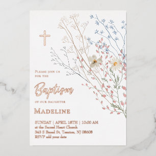  wildflowers design Baptism