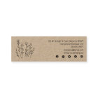 Wildflowers Elegant Custom Social Icons KRAFT