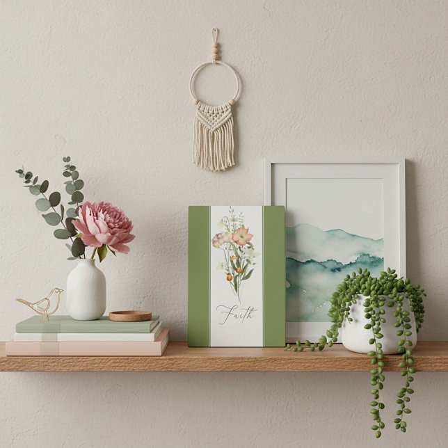 Wildflowers Faith  Plaque (Creator Uploaded)