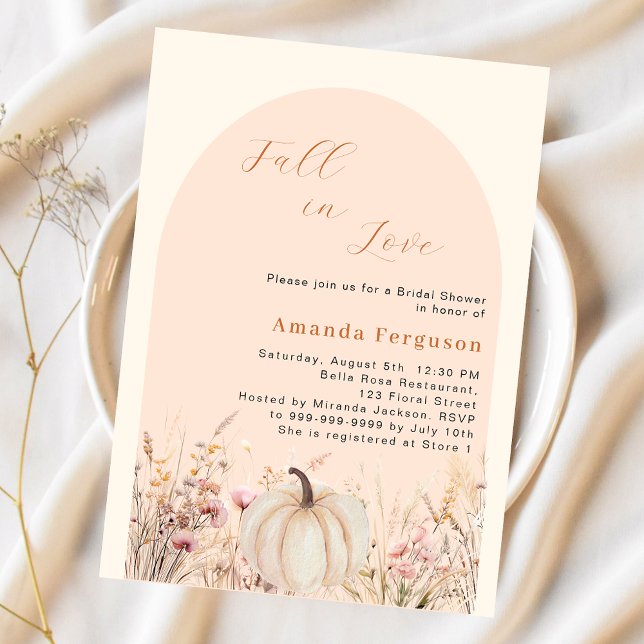 Wildflowers fall love pumpkin budget Bridal Shower (Creator Uploaded)