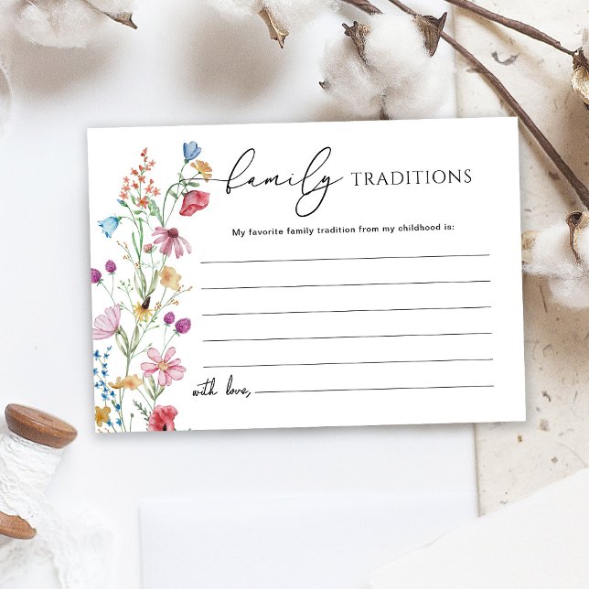Wildflowers Family Traditions  Enclosure Card (Creator Uploaded)