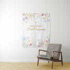 WILDFLOWERS First Communion Backdrop banner