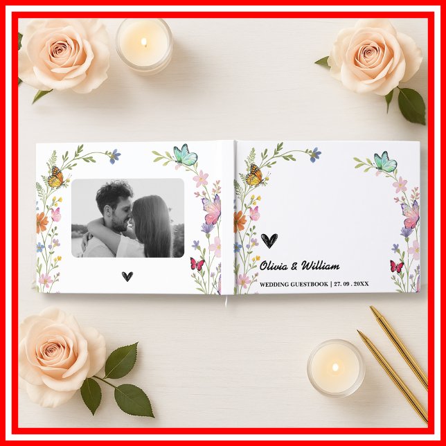 Wildflowers Floral | Boho Butterfly Wedding Book (Creator Uploaded)