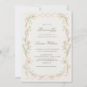 wildflowers Floral Bridal Tea Fiesta Brunch Shower Invitation
