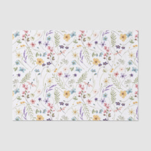 Wildflowers Floral Decoupage Tissue Paper