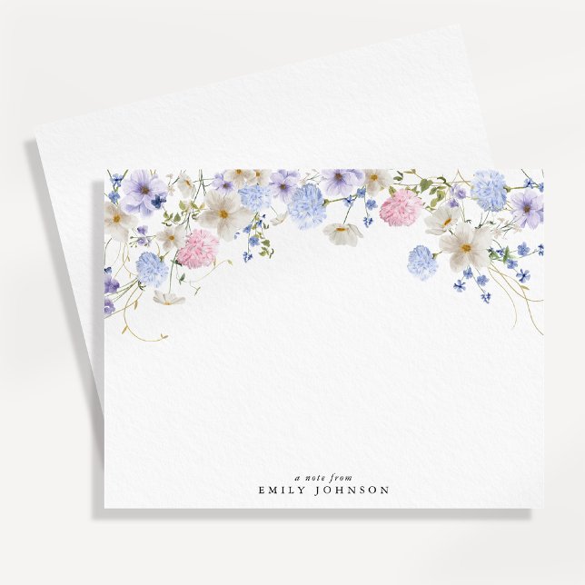 Wildflowers Floral Note Card (Creator Uploaded)