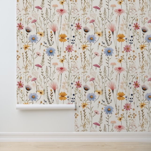 Wildflowers Floral Wallpaper (Application)