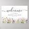 Wildflowers garden  Wedding  Welcome Sign